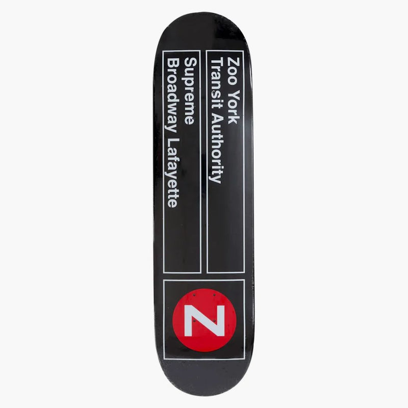 Supreme Zoo York Skateboard Deck Black