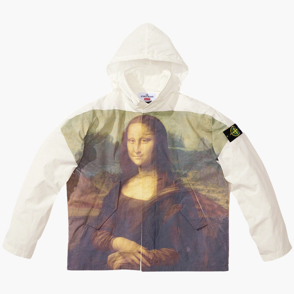 Kaufe die Supreme Stone Island Mona Lisa Jacket White bei Hypeneedz