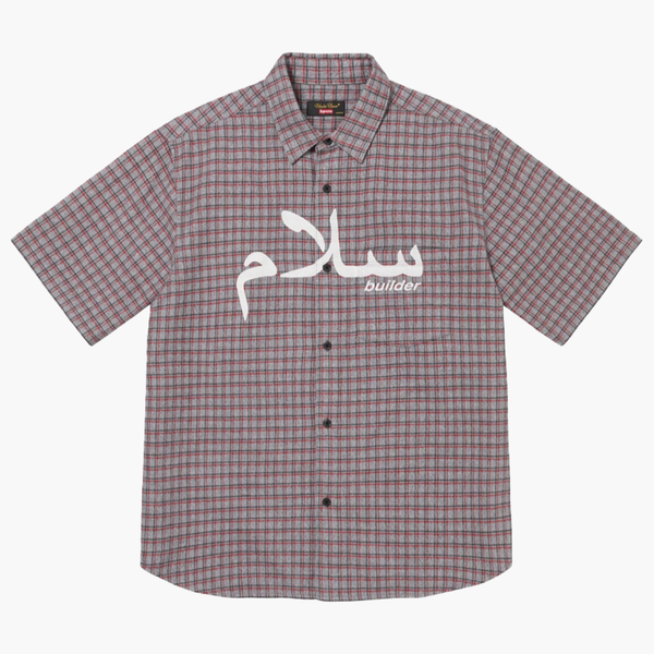 Supreme/Undercover S/S Flannel Shirt Grey Plaid