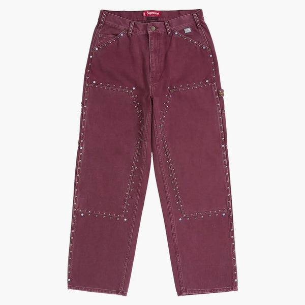 Supreme B.b. Simon Studded Double Knee Painter Pant Burgundy