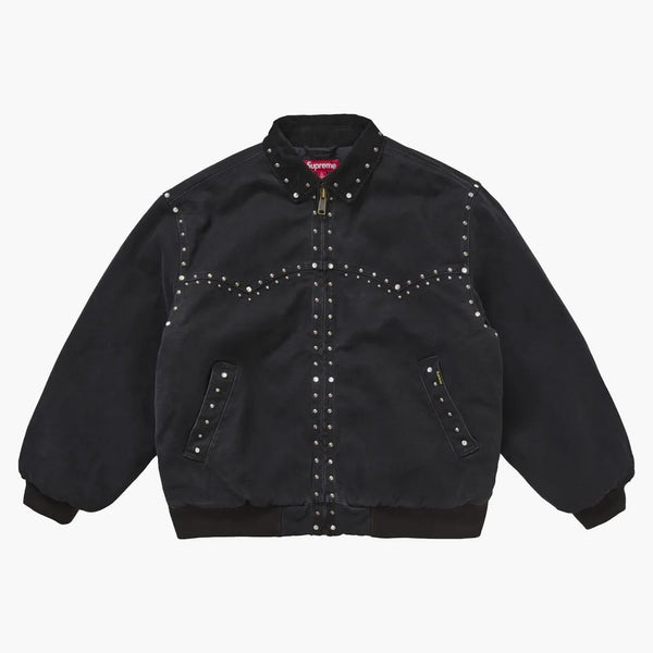 Supreme B.B. Simon Studded Work Jacket Black