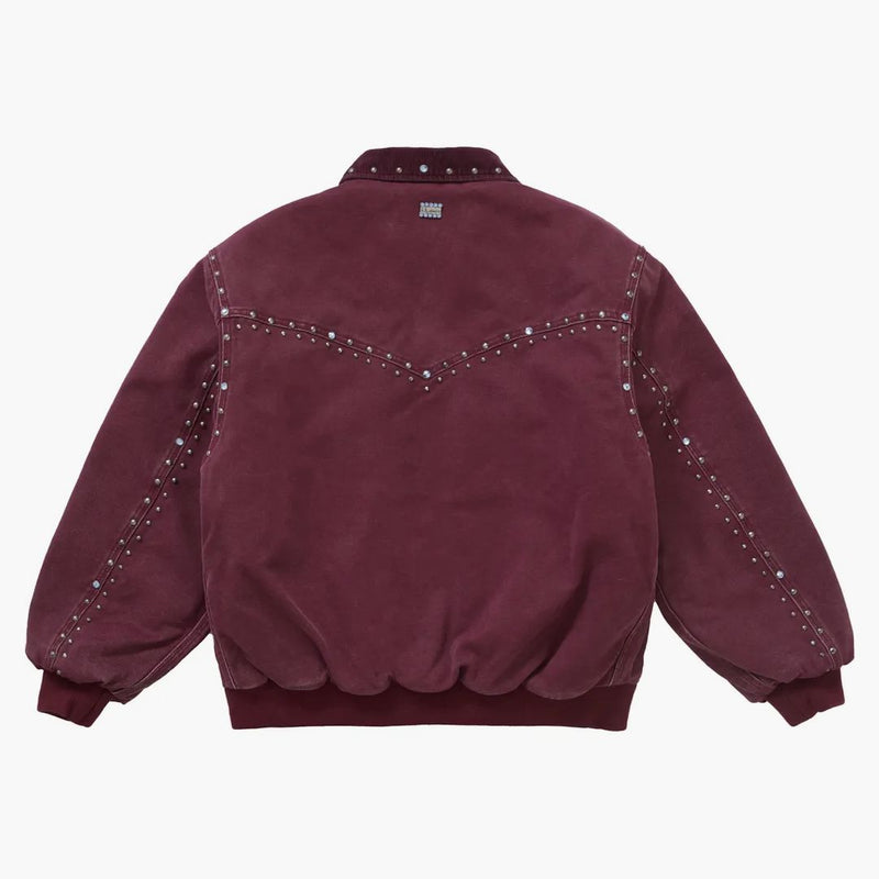 Supreme B.B. Simon Stupded Work Jacket Burgundy