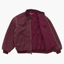 Supreme B.B. Simon Studded Work Jacket Bourgogne