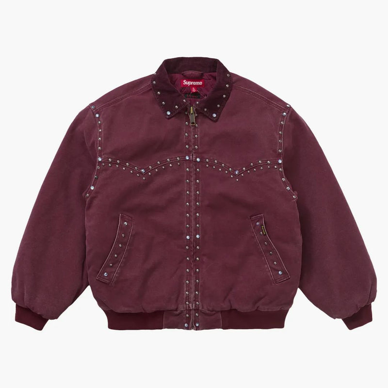 Supreme B.B. Simon Stupded Work Jacket Burgundy