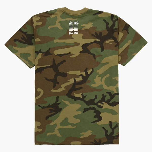 Supreme Dead Prez Rbg Tee Woodland Camo