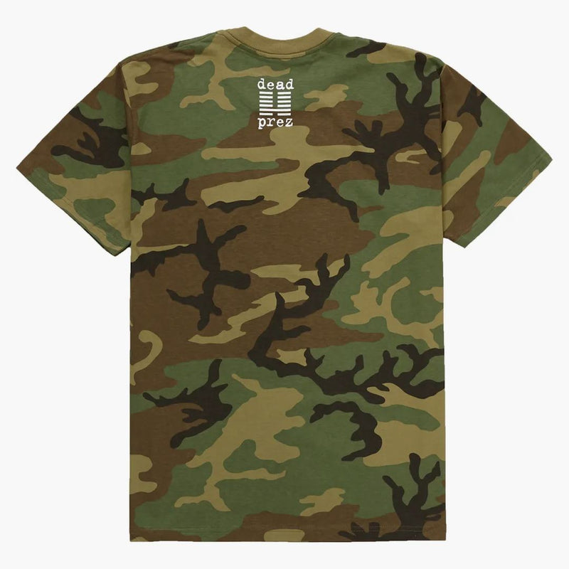 Supreme Dead Prez Rbg Tee Woodland Camo