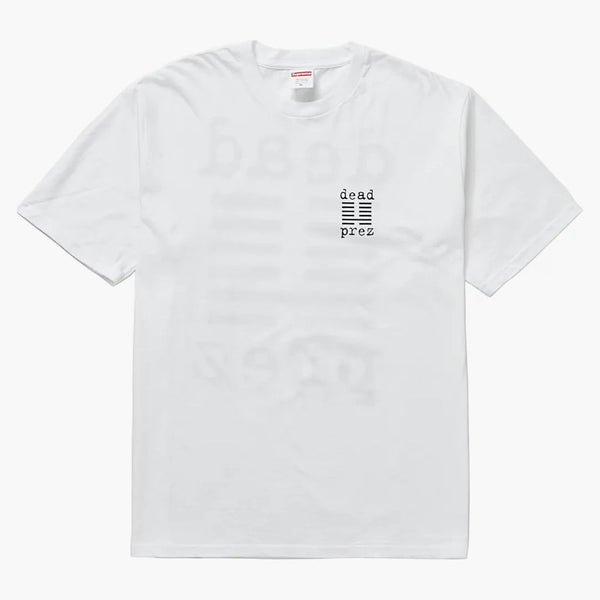 Supreme Dead Prez Tee White