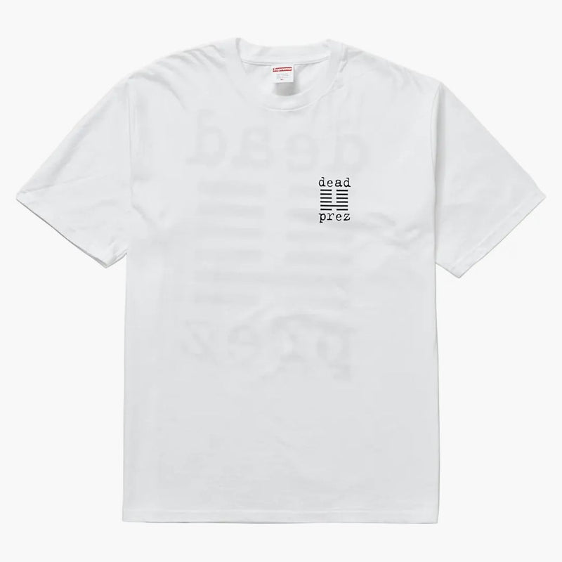 Supreme Dead Prez Tee White
