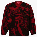 Supreme Supreme is love sweater red