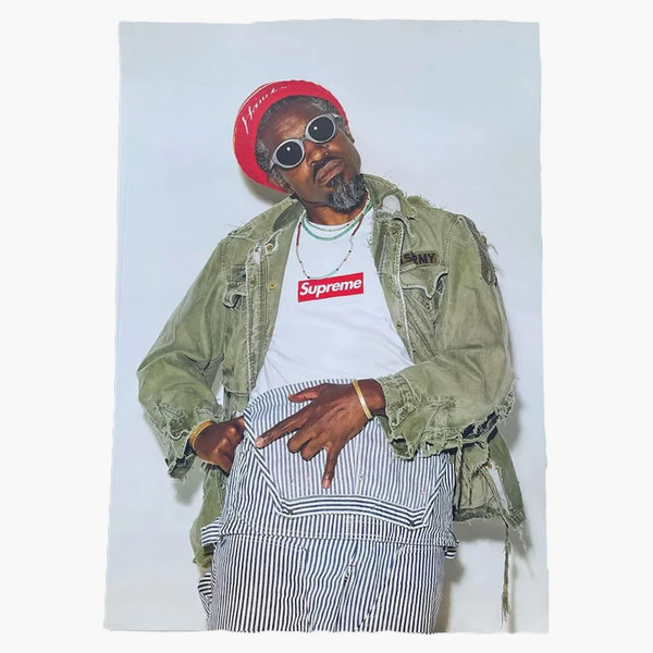 Supreme X Andre 3000 affischer