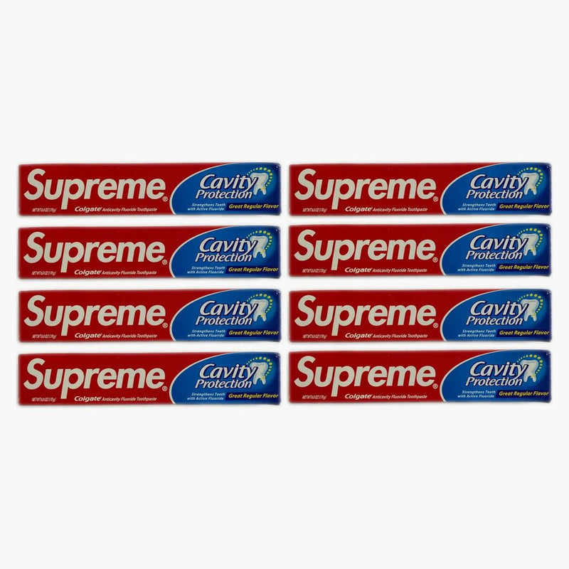Supreme x Colgate Toothpaste 8x Lot (not fit for human use)