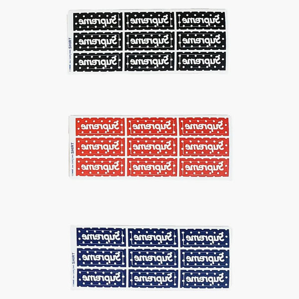 Supreme X Comme Des Garcons Polka Dot Mini Box Logo Sticker Set