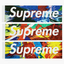 Supreme X Damien Hirst Spinart Box Logo Sticker Set