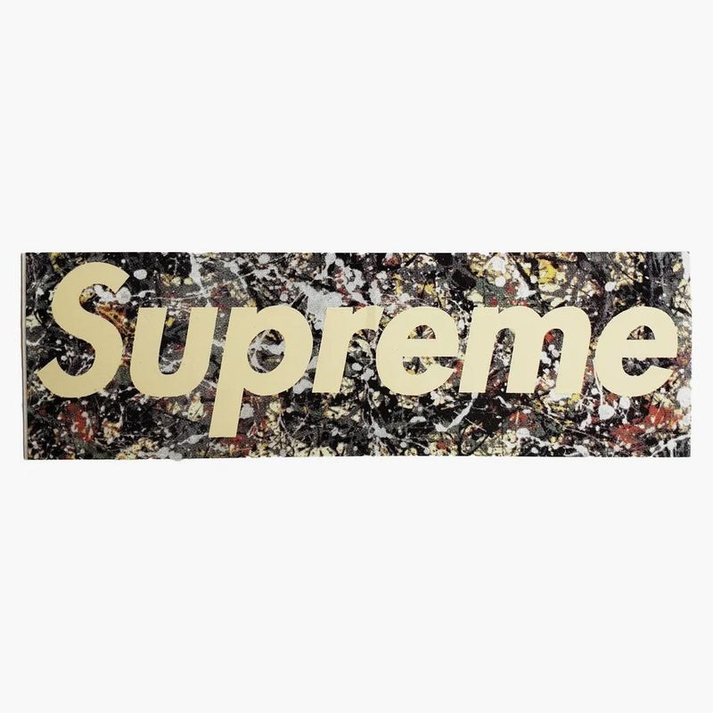 Supreme X Jackson Pollock Box Logo sticker