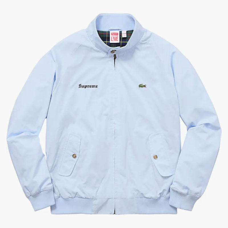 Supreme X Lacoste Harrington Jacket Jacket Light Blue