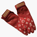 Supreme X Louis Vuitton Baseball Gloves Red