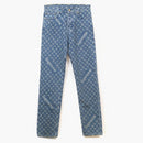 Supreme X Louis Vuitton Jacquard Denim 5-pocket Jean Blue