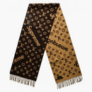 Supreme X Louis Vuitton Monogram Scarf Brown