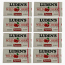 Supreme X Luden's Wild Cherry Throat Drops Box 8x Lot (not Fit For Human Consumption)