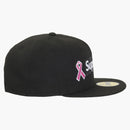 Supreme X New Era Breast Cancer Awareness Box Logo Fitted Hat Black
