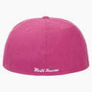 Supreme X New Era Breast Cancer Awareness Box Logo Fitted Hat Pink