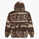 Supreme X New York Yankees Airbrush Hooded Sweatshirt Clay