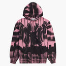 Supreme X New York Yankees Airbrush Hooded Sweatshirt Pink