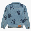 Supreme X New York Yanke's Denim Trucker Jacket Washed Blue
