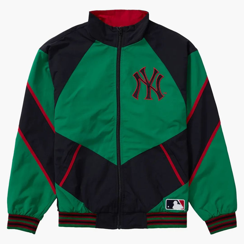 Supreme X New York Yankees Track Jacket Green