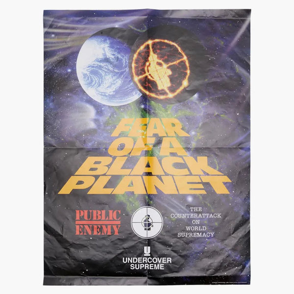 Supreme X Undercover X Public Enemy Fear for a Black Planet Affisch
