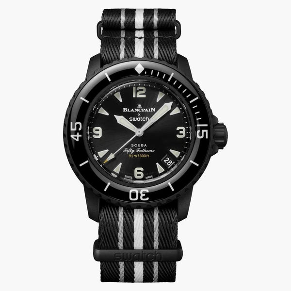 Blancpain x Swatch Scuba Cinquanta Fathoms Ocean of Storms SO35B400