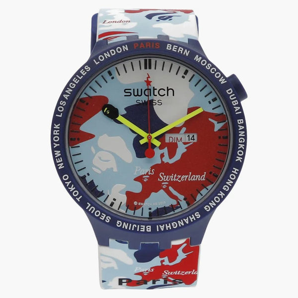 Swatch x Bape Big Bold Paris Edition S027Z703S