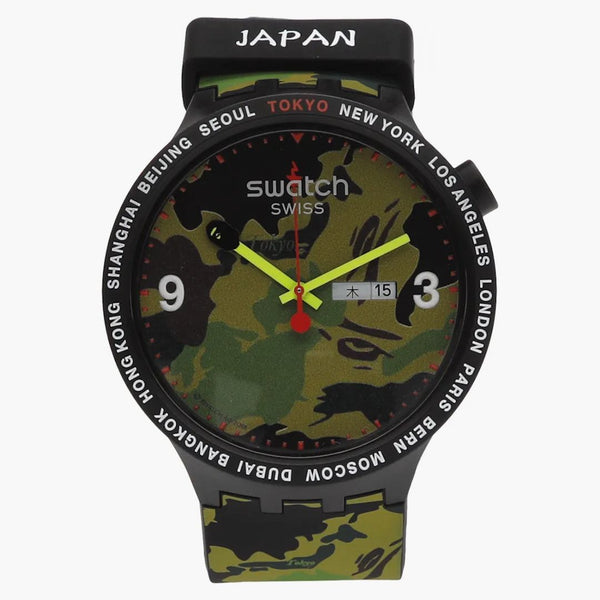 Swatch x Bape Big Bol Bold Tokyo Edition S027Z705S