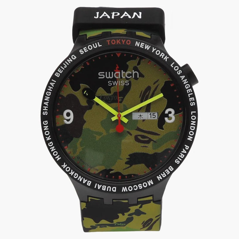 Swatch x Bape Big Bol Bold Tokyo Edition S027Z705S