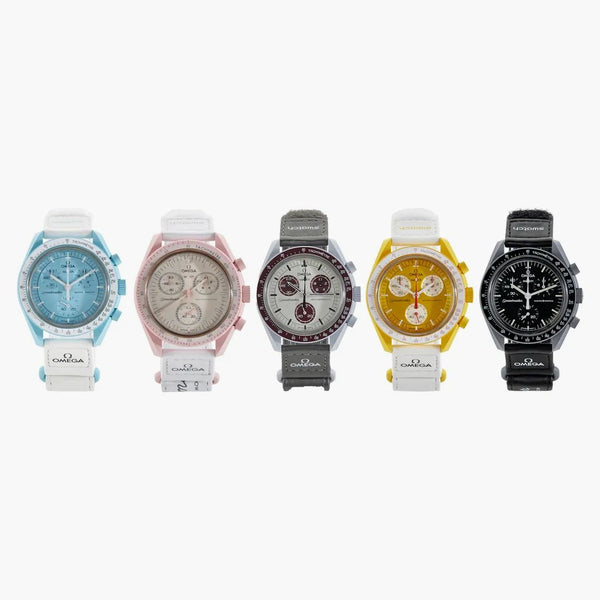 Swatch x Omega Bioceramic Moon Top 5 Set Urano, Venus, Plutone, The Sun & the Moon