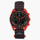 Swatch X Omega Bioceramic Moonswatch Mission on Earth Lava So33o100