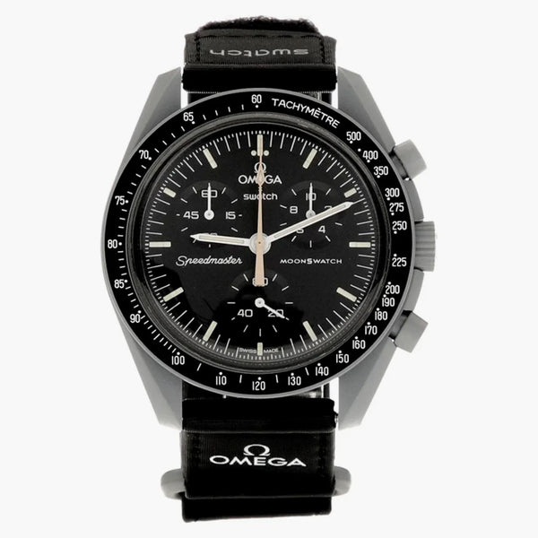 Swatch x Missione Moonswatch bioceramica omega in oro moonshine SO33M102-104 (versione di aprile)