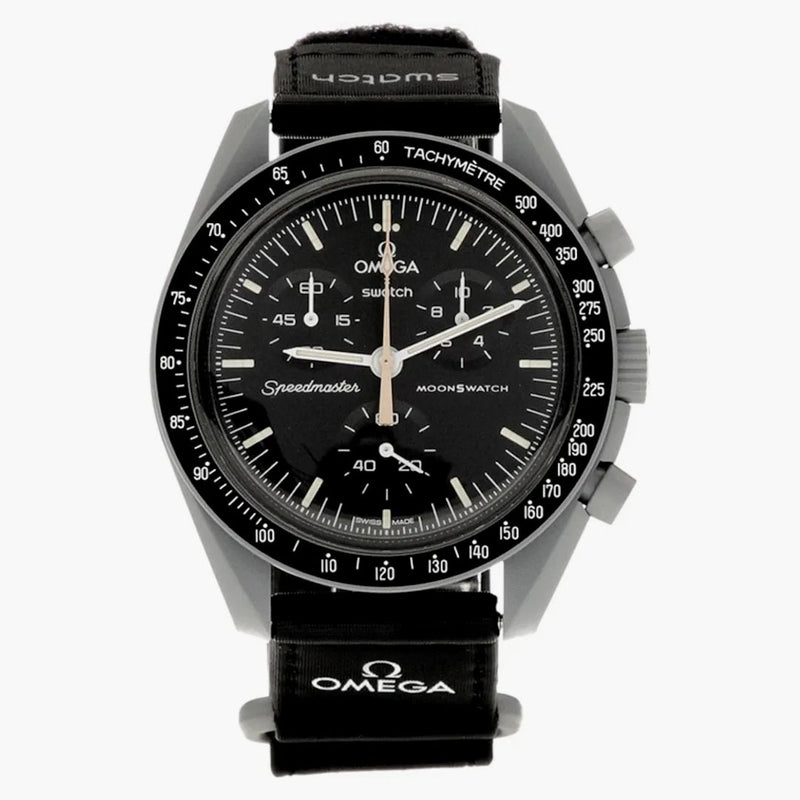 Swatch x Missione Moonswatch bioceramica omega in oro moonshine SO33M102-104 (versione di aprile)