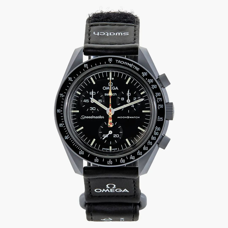Swatch x Missione Moonswatch bioceramica Omega alla fragola d'oro Moonshine SO33M102-107