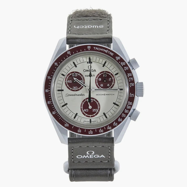 Swatch x Missione Moonswatch bioceramica Omega a Plutone SO3M101