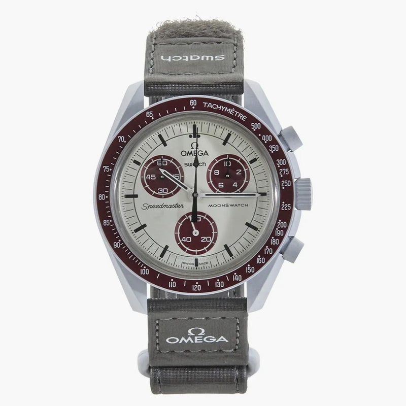 Swatch x Missione Moonswatch bioceramica Omega a Plutone SO3M101