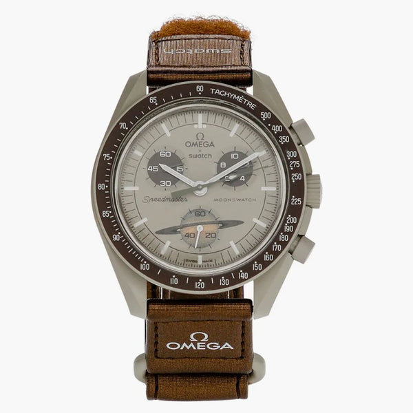 Swatch x Missione Moonswatch bioceramica Omega a Saturno SO33T100