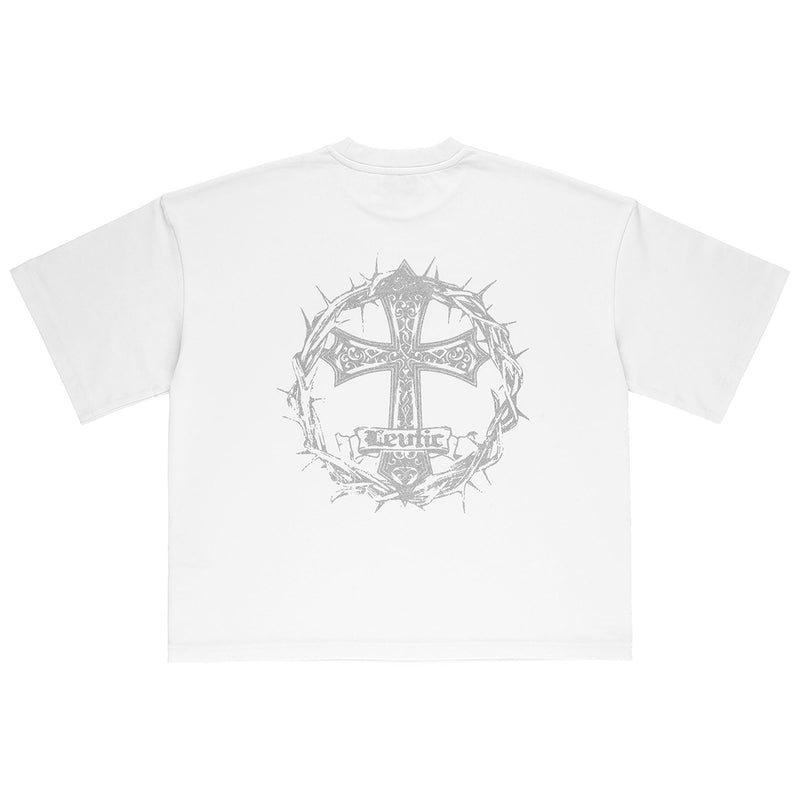 Levtic Cross T-Shirt White