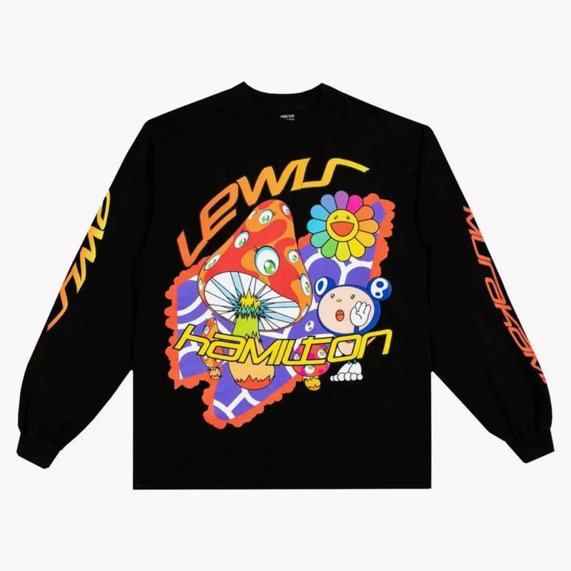Takashi Murakami +44 Psychedelic Race L/S T-shirt Black