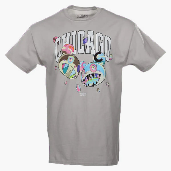 Takashi Murakami Complexcon Chicago Discord Tee Heather Grey