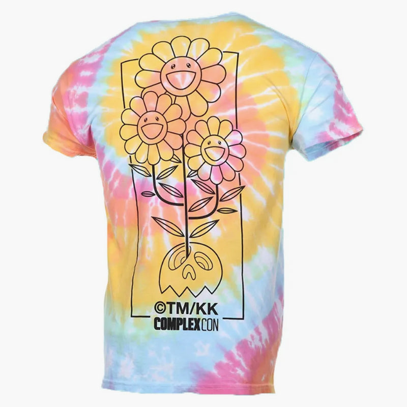 Takashi Murakami Complexcon Cluster Outline Tee Tie Dye