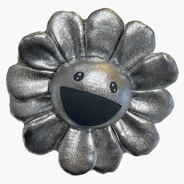 Takashi Murakami Complexcon Flower Plush Silver