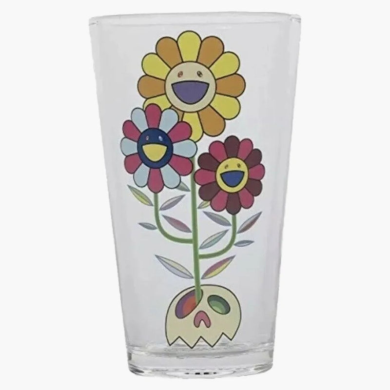 Takashi Murakami Complexcon Skull Cluster Pint Glass Multi