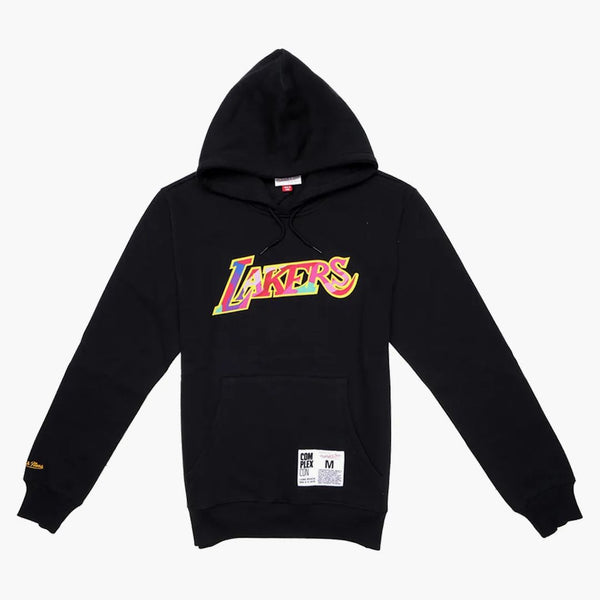 Takashi Murakami Complexcon X La Lakers M&n Mutated Flower Hoodie Black