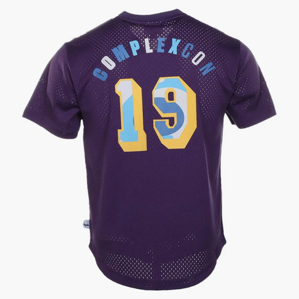 Takashi Murakami Complexcon X La Lakers M&n S/s Bp Jersey Purple